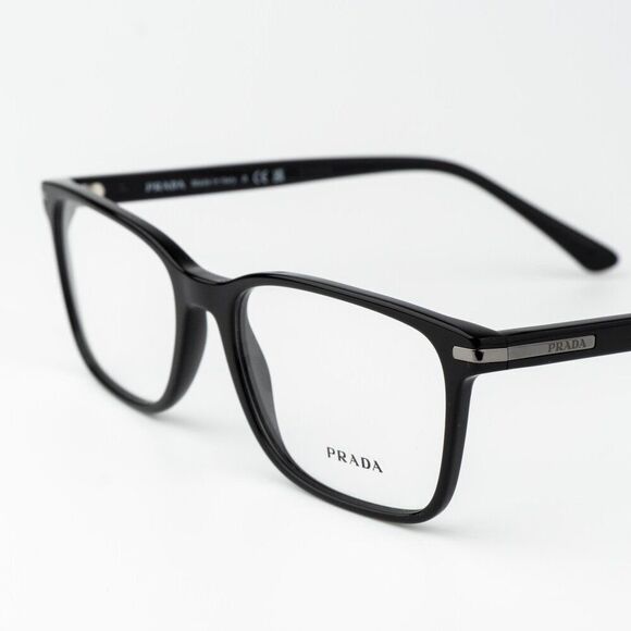 Prada Women Eyeglasses Black Square PR14WV 1AB1O1 BRAND NEW main image 8